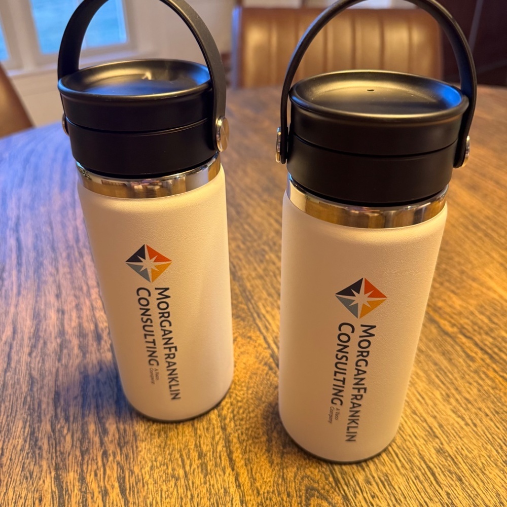 NEW 2 HYDROFLASK Hydro Flask Flex Coffee Tumblers (with corp logo) - Picture 2 of 7